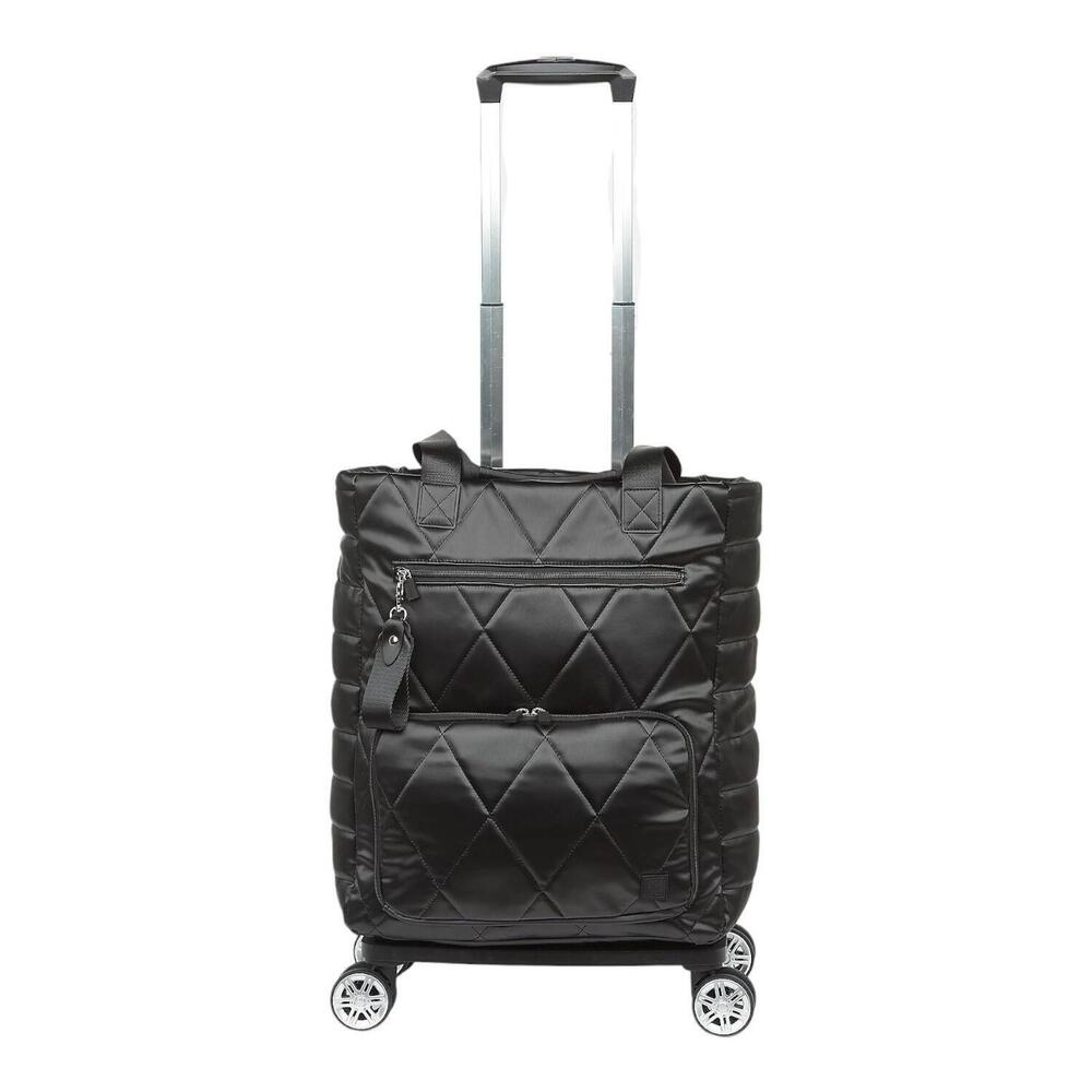 IHKWIP The On-a-Roll Convertible Roller Tote Metallic Black